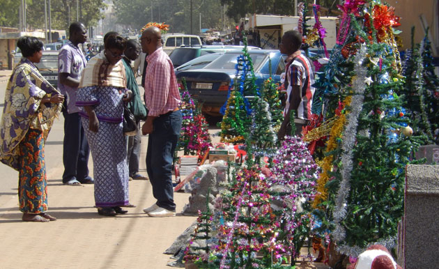 Weihnachtsmarkt in Ouaga