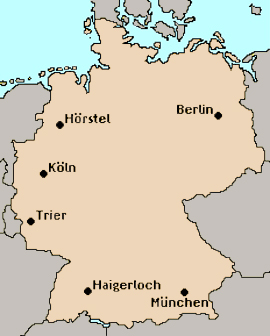 Häuser der WV in Deutschland